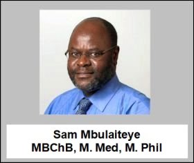 lymphoma specialist Sam Mbulaiteye, MBChB, M.Med M.Phil
